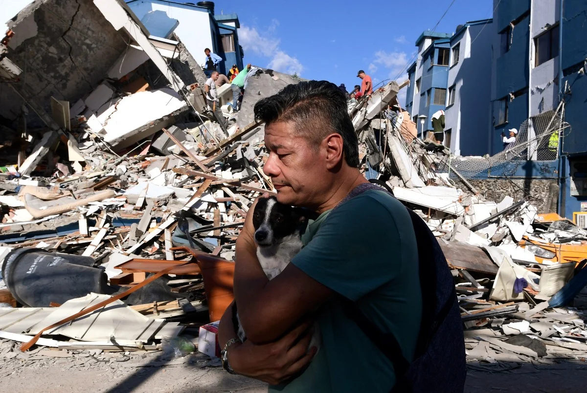 Terremoto na Colômbia. Foto: AFP