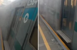 Fumaça em trem da Linha 8 expõe nova falha da ViaMobilidade em São Paulo