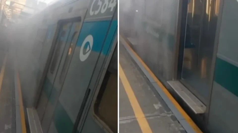 Fumaça em trem da Linha 8 expõe nova falha da ViaMobilidade em São Paulo