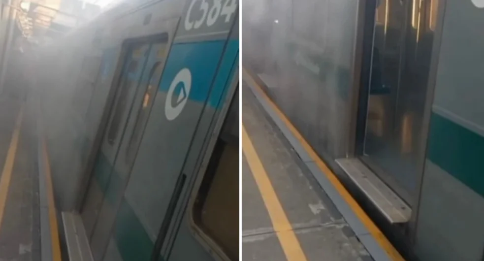 Fumaça em trem da Linha 8 expõe nova falha da ViaMobilidade em São Paulo