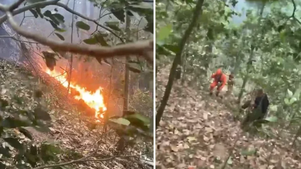 Queda de helicóptero no Rio de Janeiro mata três turistas colombianas e piloto