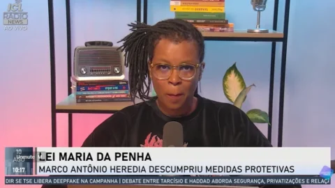 Ex-marido de Maria da Penha é preso após entrevista. Confira por Roberta Garcia.