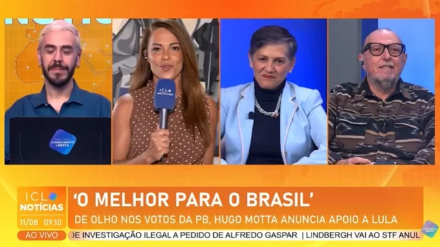 Hugo Motta anuncia apoio a Lula de olho nos votos da Paraíba. Confira a análise de Manuela Borges