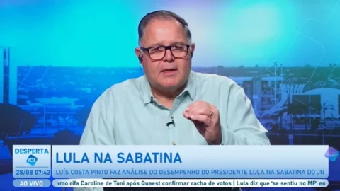 Luis Costa Pinto faz análise da participação de Lula no Jornal Nacional.
