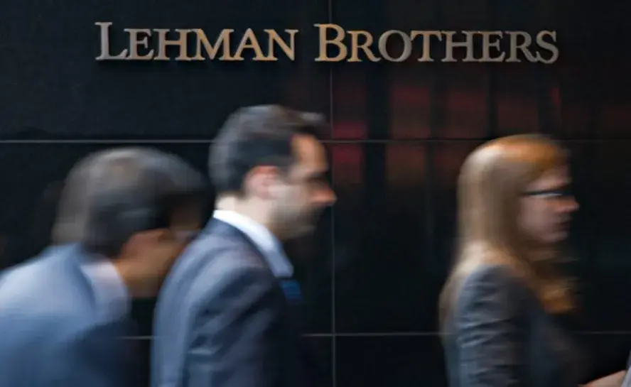 A falência do Lehman Brothers, em setembro de 2008, marcou o agravamento da crise financeira global. Foto: Daniel Acker/Bloomberg