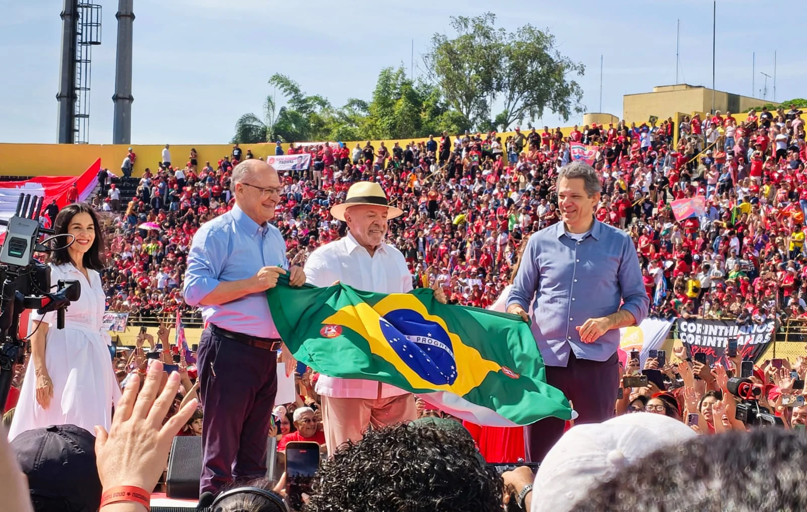 Geraldo Alckmin, Lula e Fernando Haddad. Foto: Rodrigo Vianna/ICL Notícias