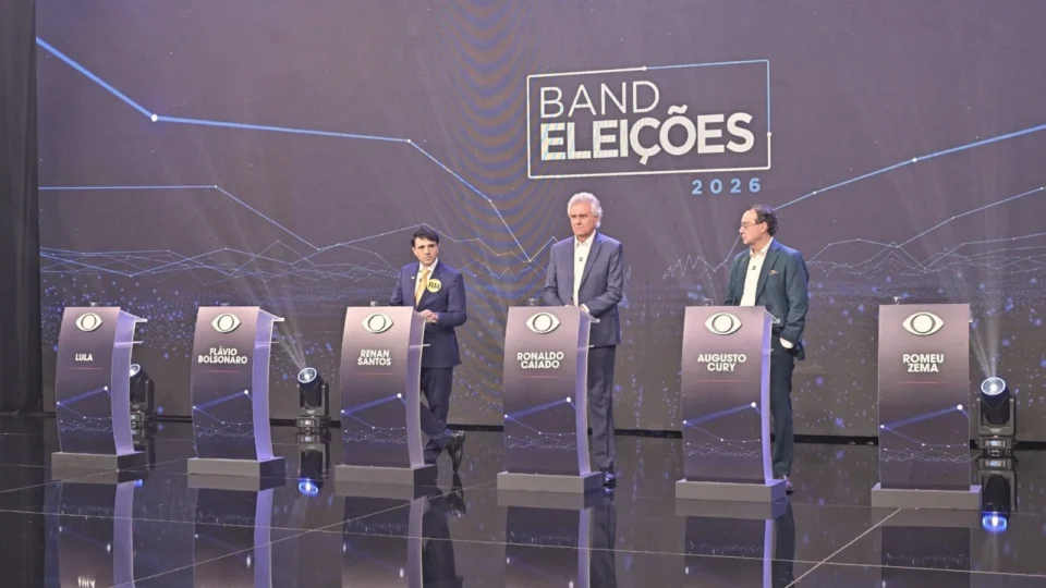 Saiba em 8 pontos como foi o debate entre Caiado, Renan Santos e Augusto Cury