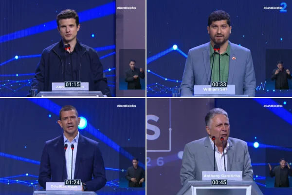Debate ao governo do Rio tem ataques a Paes, menções a Bacellar e propostas para segurança