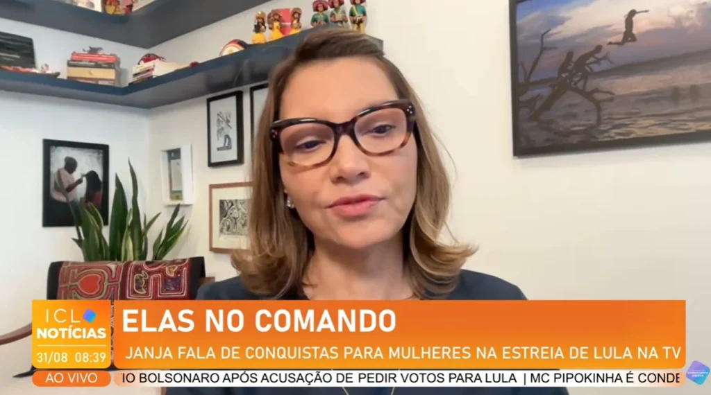 Janja defende fim da escala 6×1 e rebate Luciano Hang: ‘Desserviço à nação’