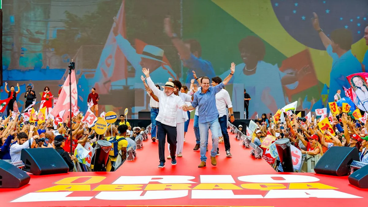 Lula e Eduardo Paes. (Foto: Ricardo Stuckert)