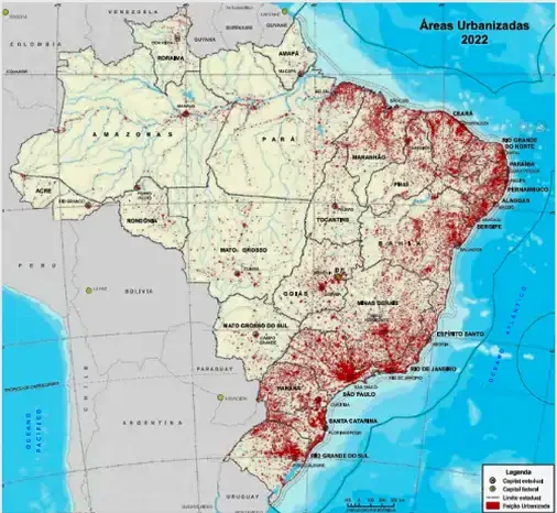 Mapa IBGE