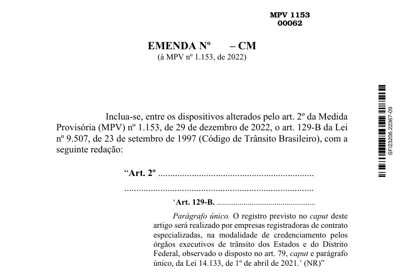 Emenda do senador Ciro Nogueira em MP
