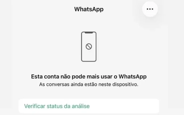 Whatsapp bloqueia conta de usuários por até 24h