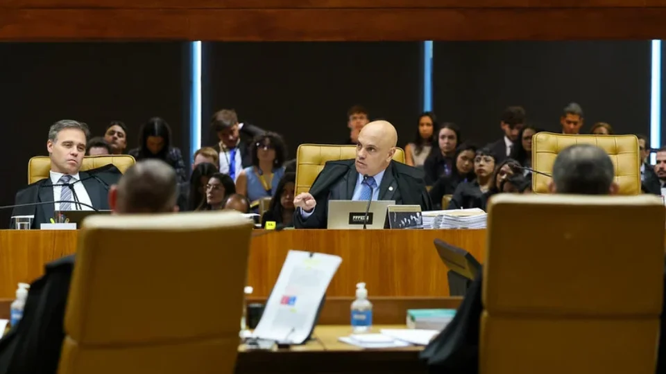 STF define rito de sessão que analisará conversas de Moraes e Vorcaro