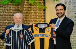 ‘Fonte de inspiração’: prefeito de Nova York elogia Lula em encontro nos EUA