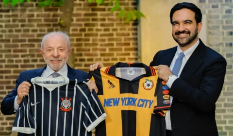 ‘Fonte de inspiração’: prefeito de Nova York elogia Lula em encontro nos EUA