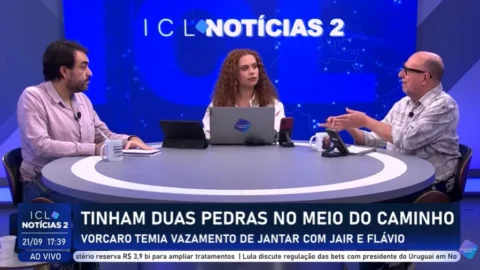 Vorcaro demonstrou preocupação com um encontro que ele teria com Jair e Flávio Bolsonaro.