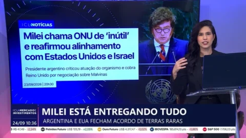 Flávio Bolsonaro quer seguir modelo de governo entreguista de Milei. Confira a análise de Deborah