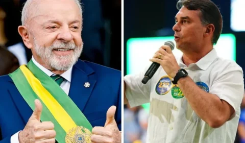 Quaest: Lula tem vantagem sobre Flávio no 1º turno, mas os dois empatam no 2º turno