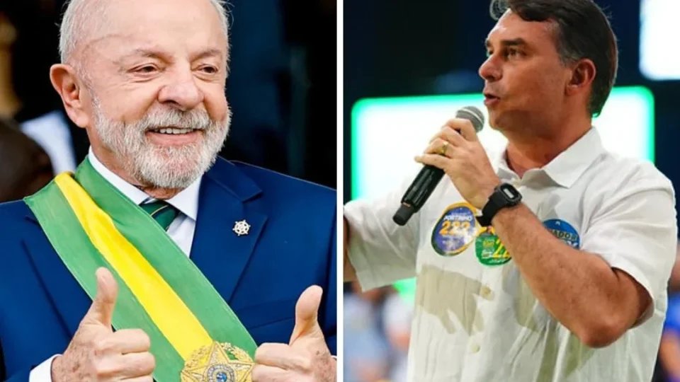 Quaest: Lula tem vantagem sobre Flávio no 1º turno, mas os dois empatam no 2º turno