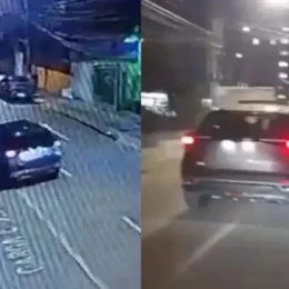 Crianças furtam carro, circulam em alta velocidade e batem em moto em SC