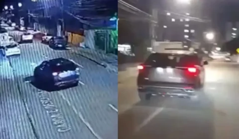 Crianças furtam carro, circulam em alta velocidade e batem em moto em SC