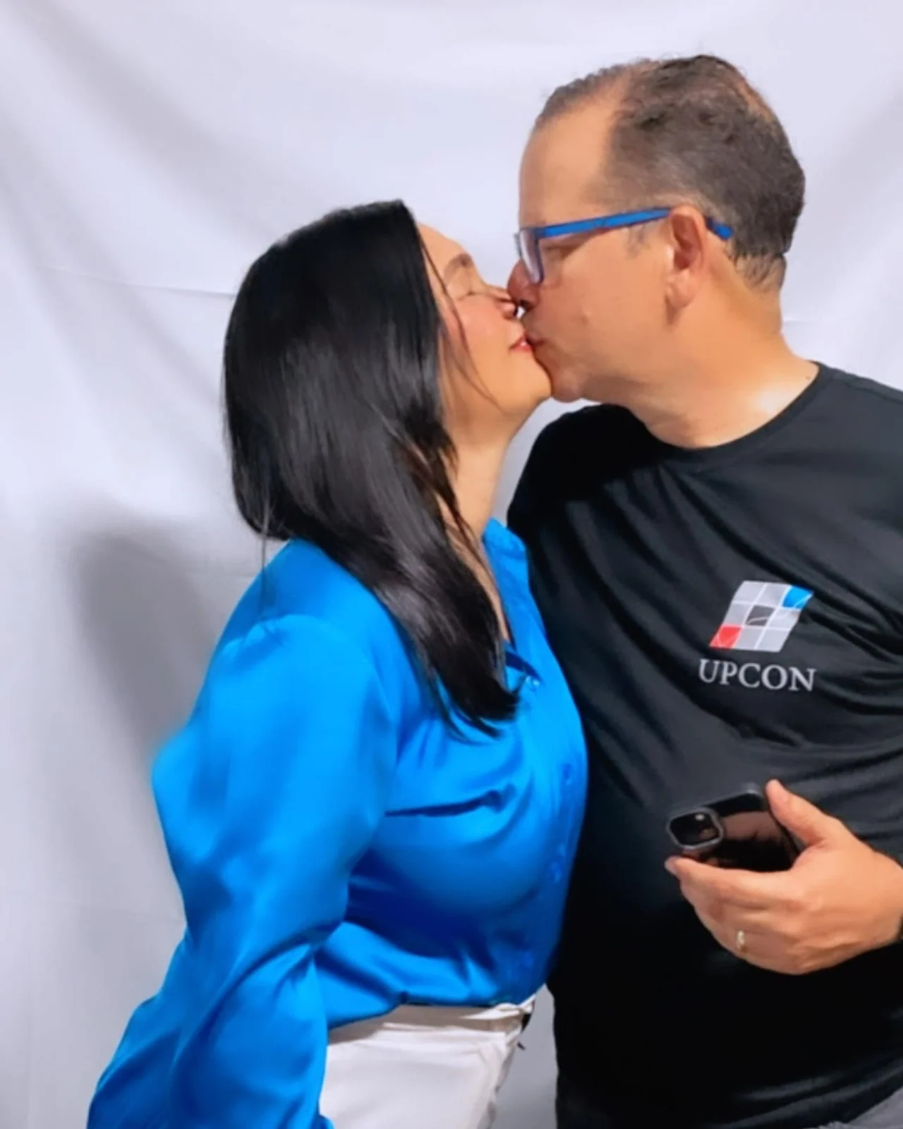 Abinoan Simões Rosa Sampaio e o marido, o pastor Ademar de Sena Sampaio
