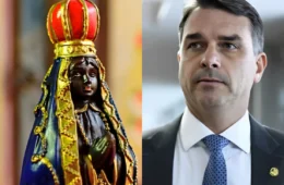 Posts sobre Aparecida bombam nas redes; Flávio Bolsonaro diz não querer ‘destituir’ padroeira