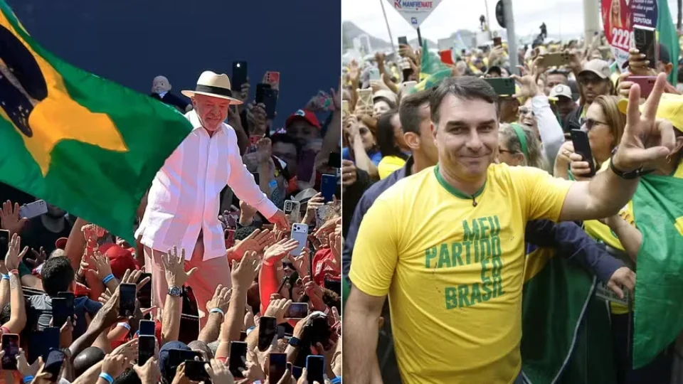 Quaest 1º turno: Lula sai na frente com 37%, seguido de Flávio Bolsonaro, com 33%