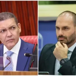 Nunes Marques manda remover posts de Eduardo que questionam urnas eletrônicas
