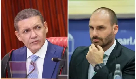 Nunes Marques manda remover posts de Eduardo que questionam urnas eletrônicas
