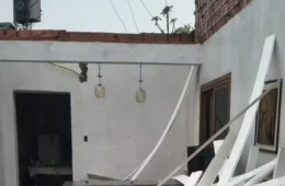 Ventos acima de 100 km/h derrubam prédio e deixam quase 900 mil sem luz no RS