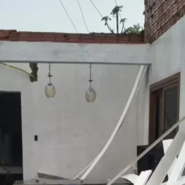 Ventos acima de 100 km/h derrubam prédio e deixam quase 900 mil sem luz no RS