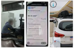 Táxi de motorista acusado de cobrar R$ 30 mil de torcedor argentino é apreendido em SP