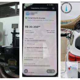 Táxi de motorista acusado de cobrar R$ 30 mil de torcedor argentino é apreendido em SP