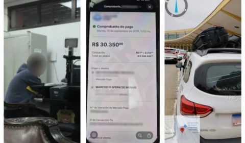 Táxi de motorista acusado de cobrar R$ 30 mil de torcedor argentino é apreendido em SP