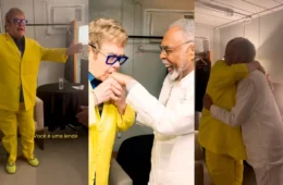 Elton John celebra encontro com Gilberto Gil no Rock In Rio: ‘Você é um homem brilhante’