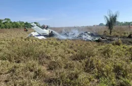 Avião cai e deixa três mortos em região de fazenda no Mato Grosso