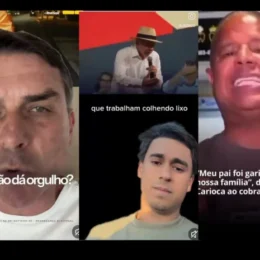 Flávio, Nikolas e Marcelinho Carioca distorcem fala de Lula sobre garis e espalham fake news