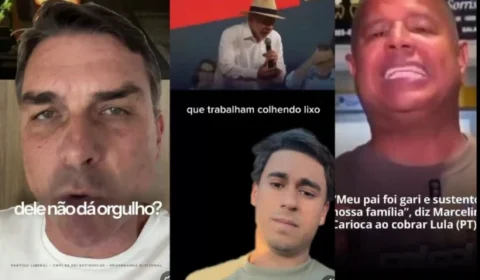 Flávio, Nikolas e Marcelinho Carioca distorcem fala de Lula sobre garis e espalham fake news