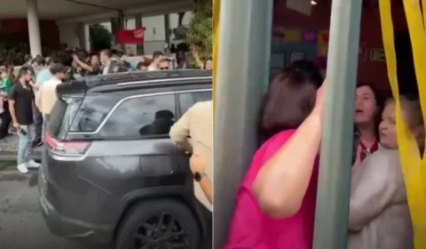 Flávio Bolsonaro e Michelle são hostilizados ao votar; veja vídeos