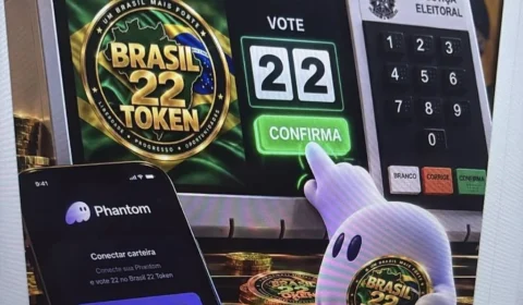 Site distribui criptomoedas em troca de divulgação de conteúdo que incentiva voto em Flávio