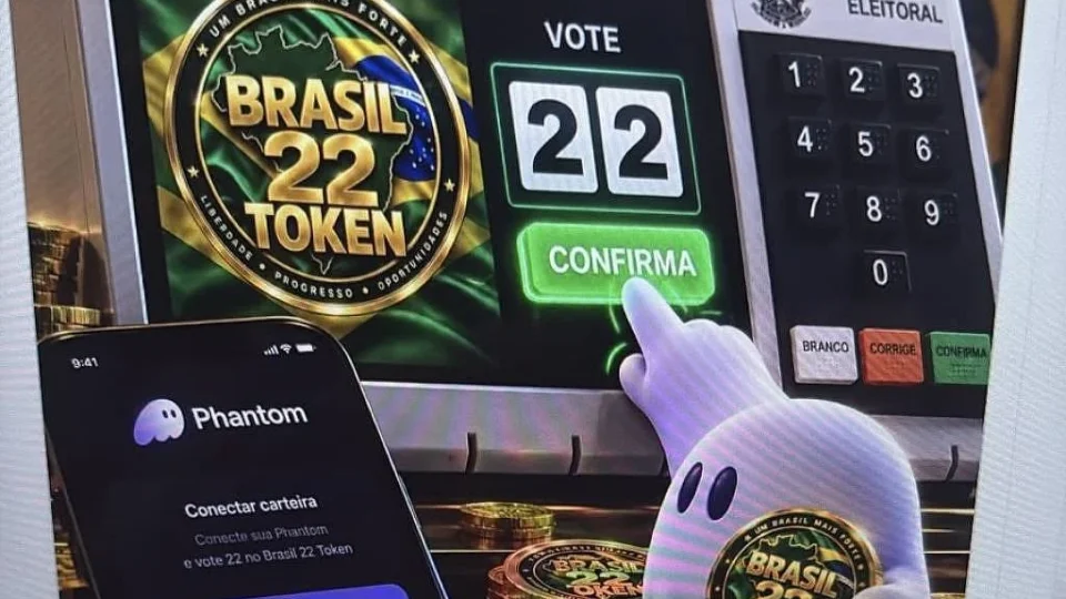 Site distribui criptomoedas em troca de divulgação de conteúdo que incentiva voto em Flávio