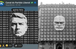 PL apaga propaganda de Flávio Bolsonaro semelhante à de Mussolini