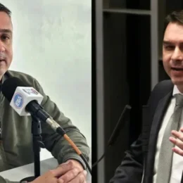 Vice-prefeito gaúcho pede voto em Flávio durante evento patrocinado pela própria prefeitura