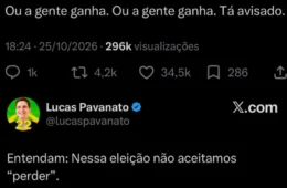 Extrema direita questiona eleição e ameaça não aceitar derrota de Flávio