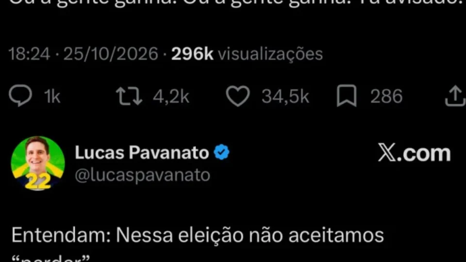 Extrema direita questiona eleição e ameaça não aceitar derrota de Flávio