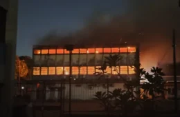 Após ato de estudantes pró-Lula, incêndio destruiu prédio da UFPE