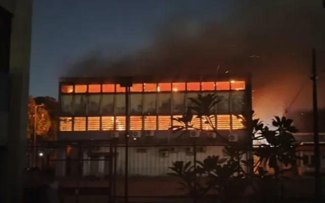 Após ato de estudantes pró-Lula, incêndio destruiu prédio da UFPE