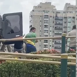 EXCLUSIVO: No Rio, Flávio usa helicóptero apreendido com R$ 7 mi do ‘Faraó dos Bitcoins’ 